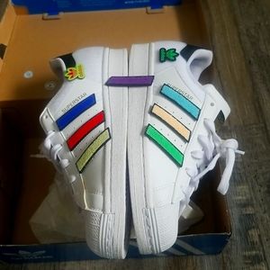 Kids Adidas Superstar J Sz4.5